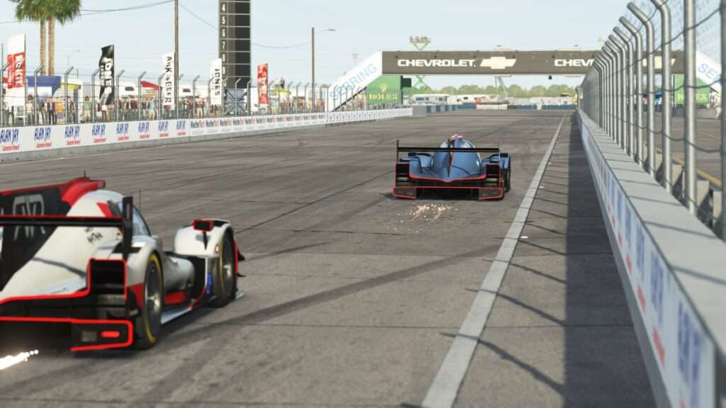 Voiture ABRT devancant la TEAM RWR