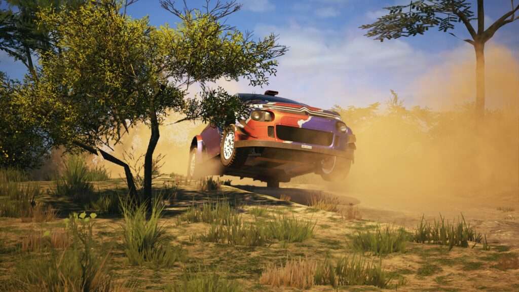 Rally ABRT en saut lors du rally Kenya